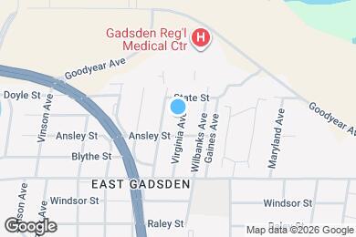 Map image of the property - 911 Virginia Ave