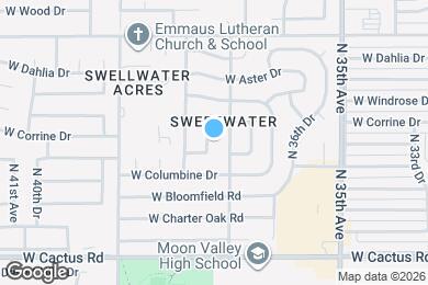 Map image of the property - 12621 N 37th Dr