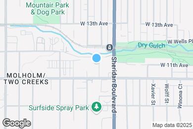 Map image of the property - Sheridan Station Apartments