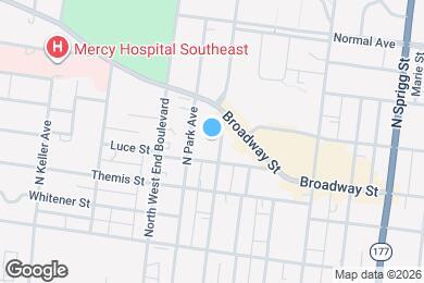 Map image of the property - 217 N Henderson Ave