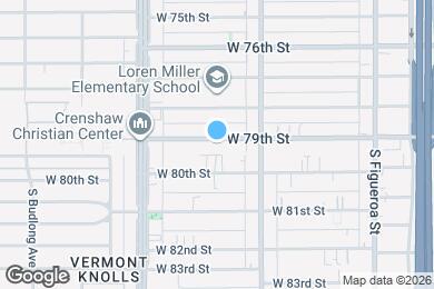 Map image of the property - 848 W 79th St