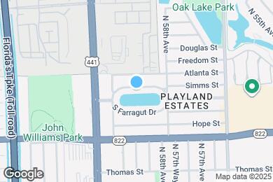 Map image of the property - 5900 N Farragut Dr