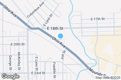 Map image of the property - 1922 Ohio Ave
