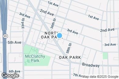 Map image of the property - 3708 4th Ave