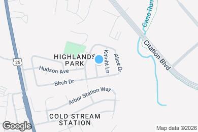 Map image of the property - 1972 Cathy Ln