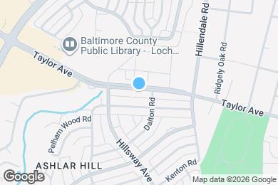 Map image of the property - 1339 Taylor Ave