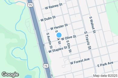 Map image of the property - 1437 S Rusk St