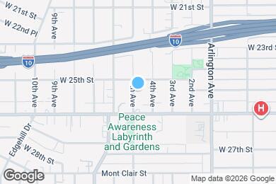 Map image of the property - 2520 5th Ave
