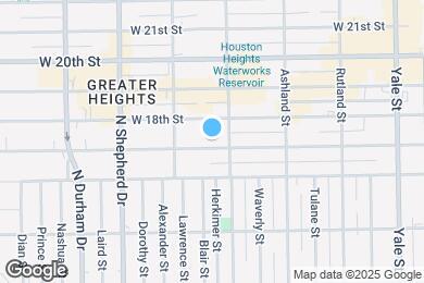 Map image of the property - 513 W 17th St