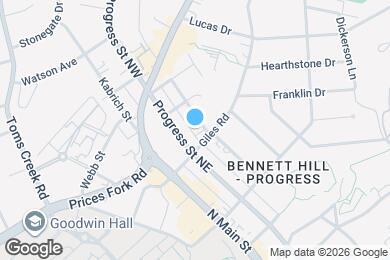 Map image of the property - 703 Montgomery St
