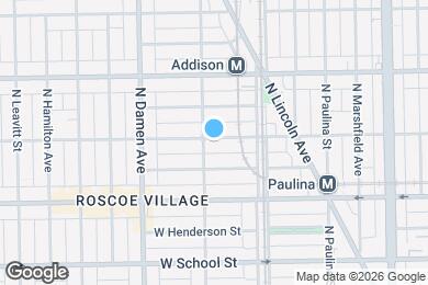 Map image of the property - 1847 W Cornelia Ave