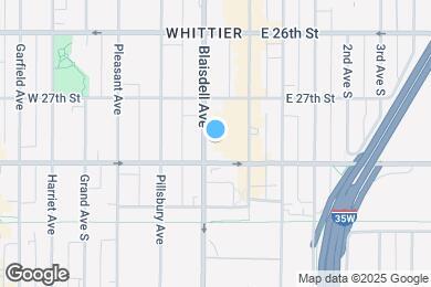 Map image of the property - 2737 Blaisdell Ave