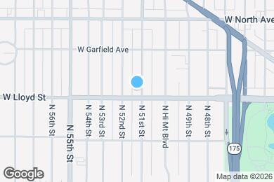 Map image of the property - 2107 N 51st St