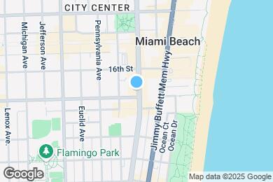 Map image of the property - 1512 Washington Ave