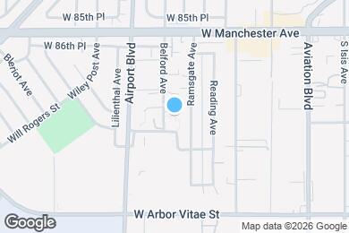 Map image of the property - 8810 Belford Ave