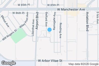 Map image of the property - 8810.5 Belford Ave