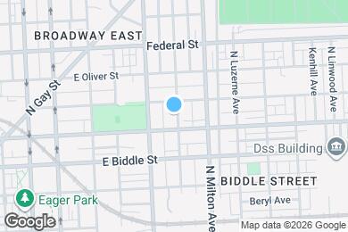 Map image of the property - 1310 N Montford Ave