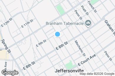 Map image of the property - 829 Meigs Ave