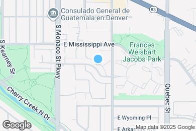 Map image of the property - 6825 E Arizona Ave