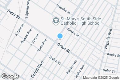 Map image of the property - 4746 S Grand Blvd