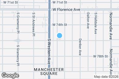 Map image of the property - 7530 S Hobart Blvd