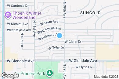 Map image of the property - 3916 W Glenn Dr
