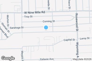 Map image of the property - 10400 Albany St