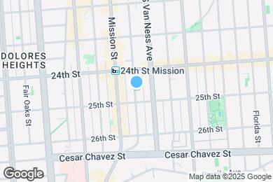 Map image of the property - 962 Capp St