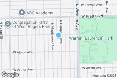 Map image of the property - 6644 N Campbell Ave