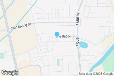 Map image of the property - 3885 W 560 N