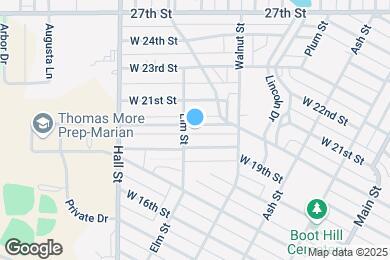 Map image of the property - 412 W 20th St