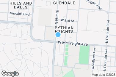 Map image of the property - 1216 North Plum Street