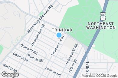 Map image of the property - 1710 Trinidad Ave NE