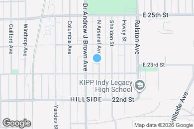 Map image of the property - 2322 N Arsenal Ave