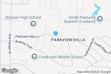 Map image of the property - 5424 Parkview Hills Ln