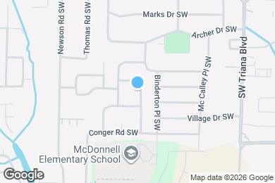 Map image of the property - 3906 Pickett Dr SW