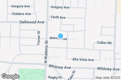 Map image of the property - 1861 Warner Ave