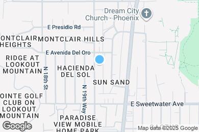 Map image of the property - 13223 N 20th St