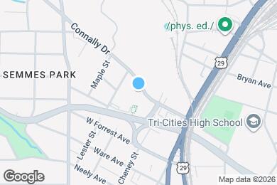 Map image of the property - 1662 Connally Dr