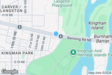 Map image of the property - 2521 Benning Rd NE