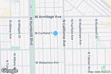 Map image of the property - 1844 N Mozart St