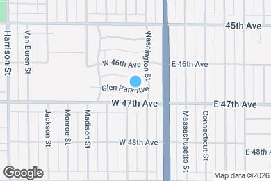 Map image of the property - 627 W 43rd Pl