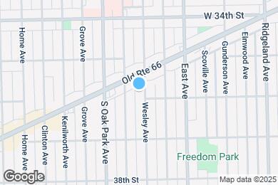 Map image of the property - 3542 Wesley Ave