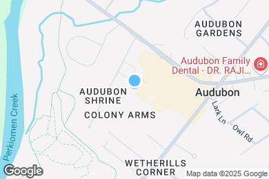 Map image of the property - Audubon Court Apartments