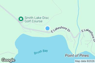 Map image of the property - 3621 E Lakeshore Dr