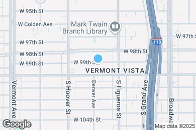 Map image of the property - 552 W 99th St