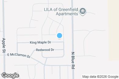 Map image of the property - 1416 King Maple Dr