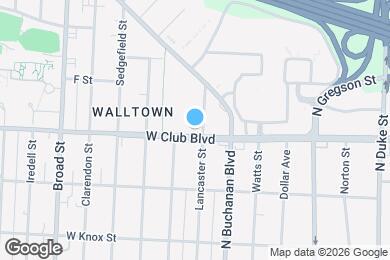 Map image of the property - 1302 W Club Blvd