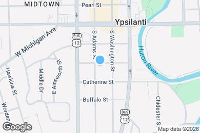 Map image of the property - 215 Woodward St