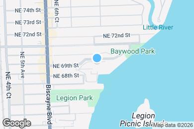 Map image of the property - 780 NE 69th St